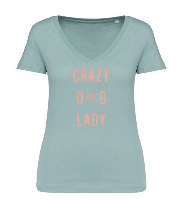Dames T-shirt  Crazy dog lady