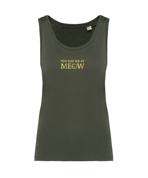 You had me at meow dames top